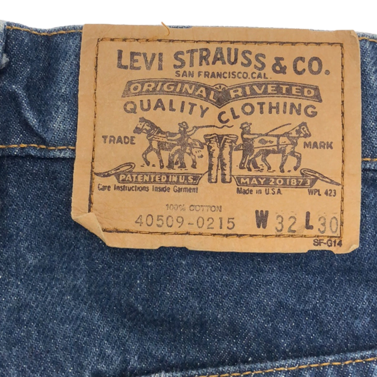Levi's / リーバイス | 80s vintage オレンジタブ USA製 デニムパンツ | W32 | メンズ