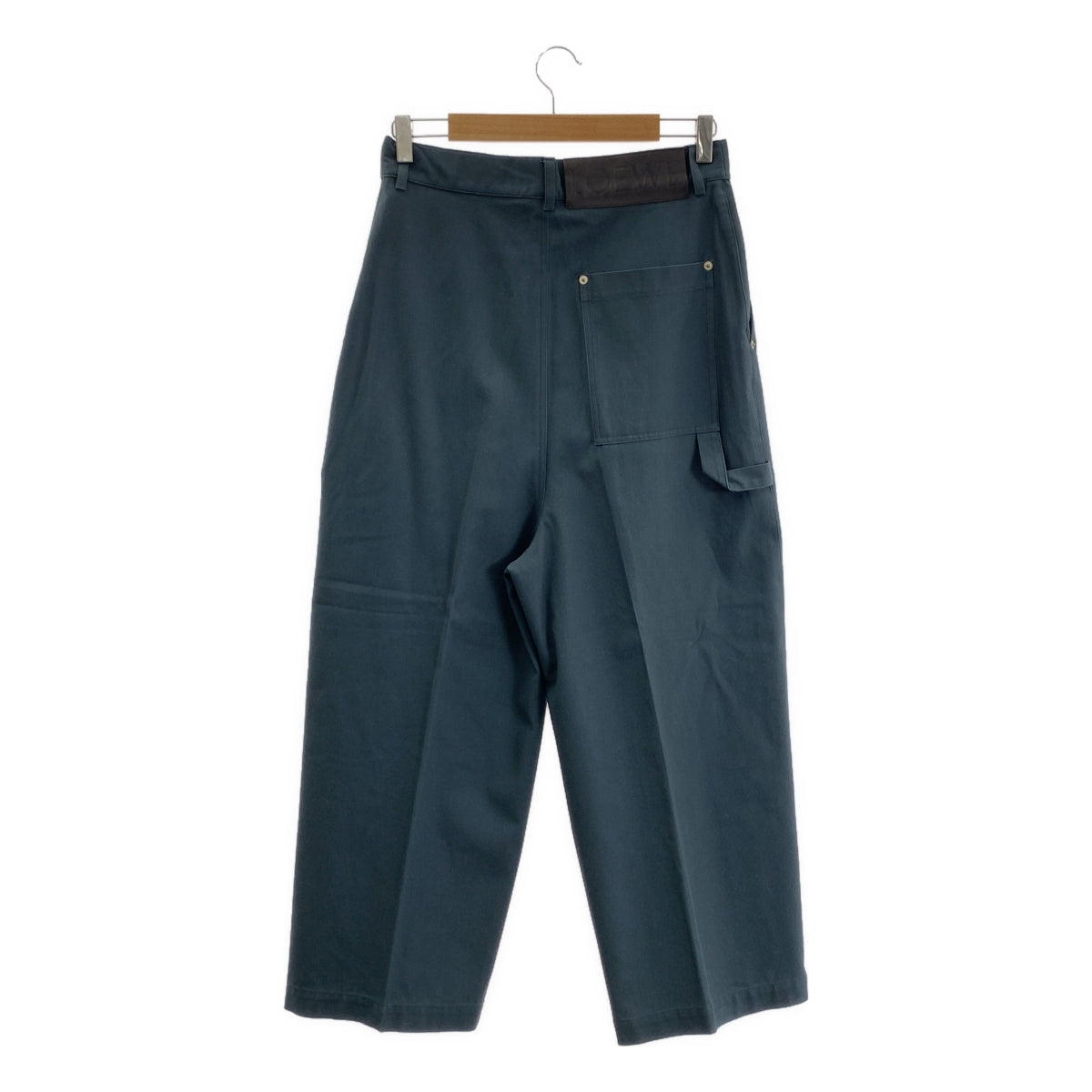 LOEWE / ロエベ | ロゴパッチ タック ワイドパンツ | 46 | メンズ