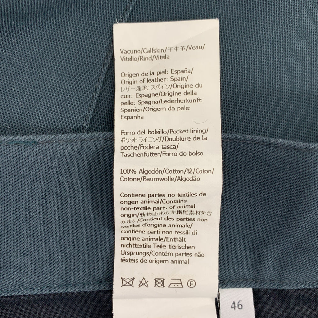 LOEWE / ロエベ | ロゴパッチ タック ワイドパンツ | 46 | メンズ