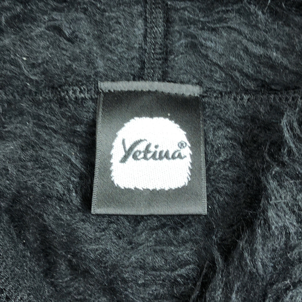 [狀況良好] YETINA | 2024 秋冬 | 羊毛內裡套頭連帽衫 | S碼 | 黑色 | 男款