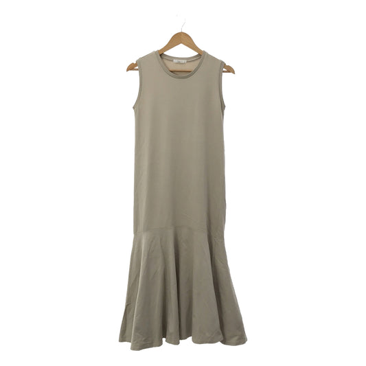 Plage | 2022SS | Tiered sleeveless dress | 36 | Beige | Women's