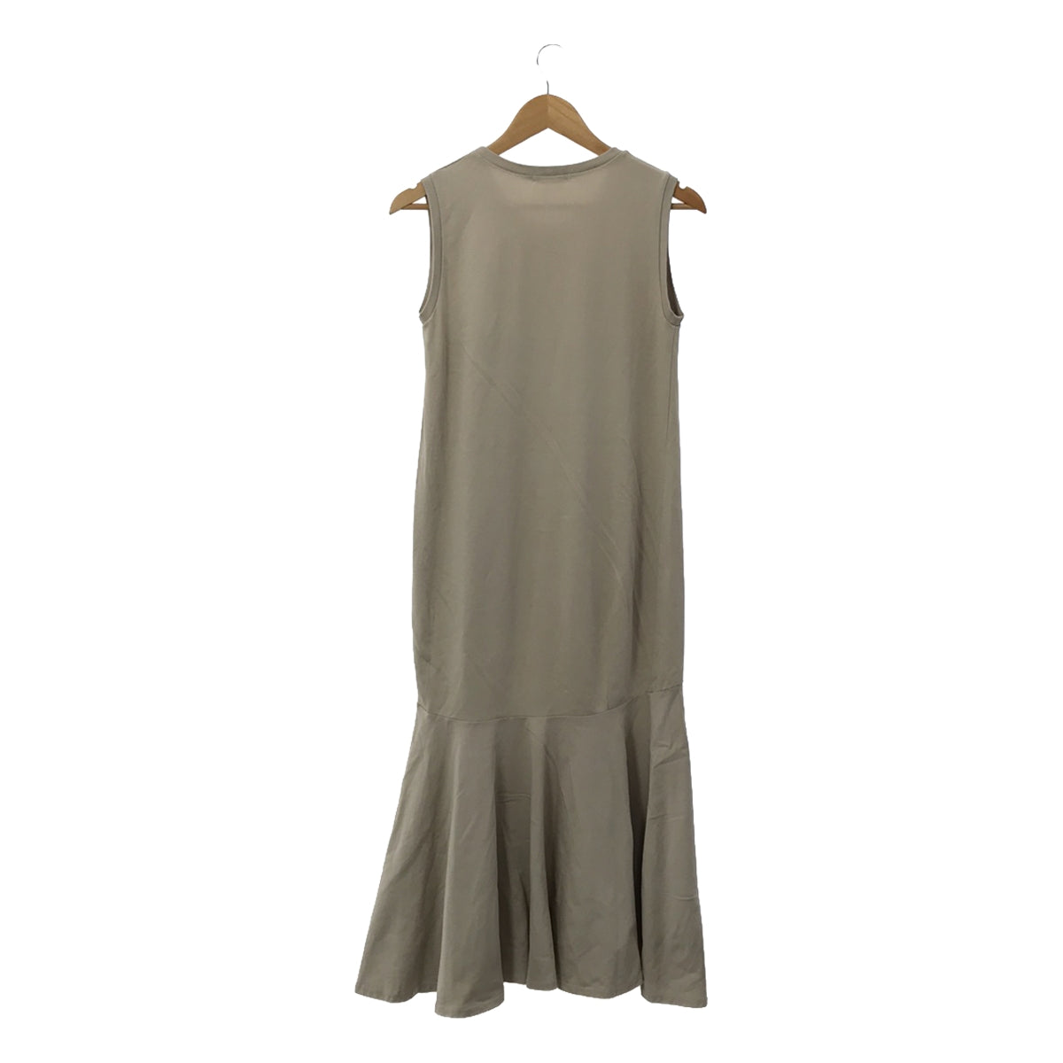 Plage | 2022SS | Tiered sleeveless dress | 36 | Beige | Women's