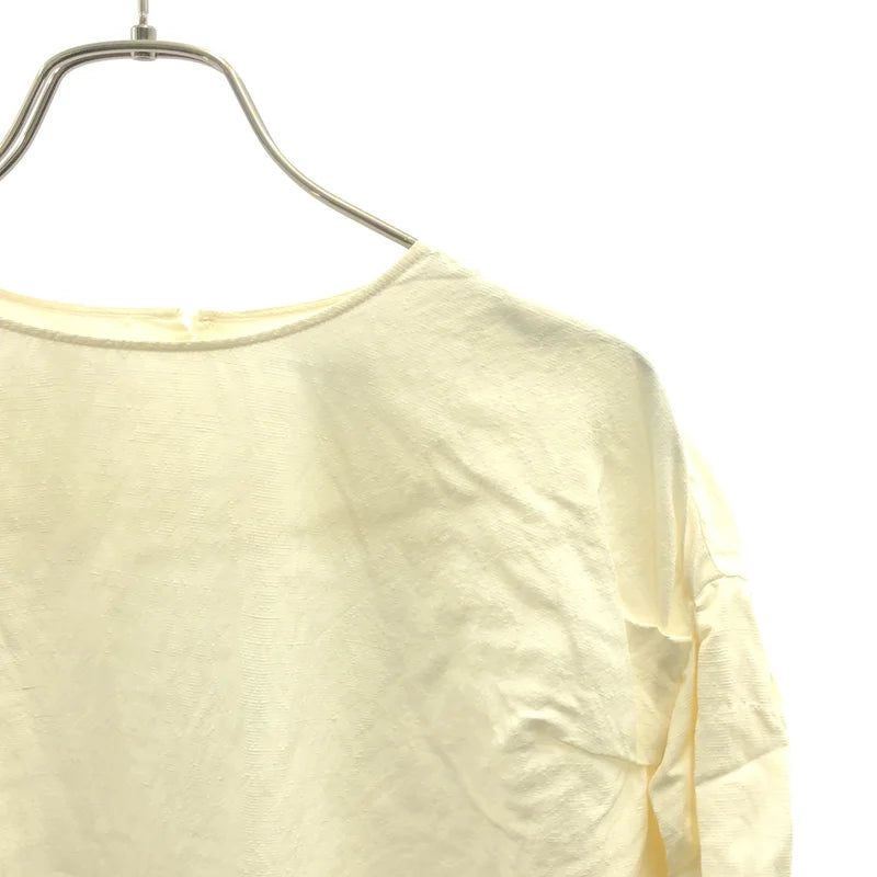 JIL SANDER / 질샌더 | 2019SS | 레이온 린넨 개더 블라우스 | 32 | 여성