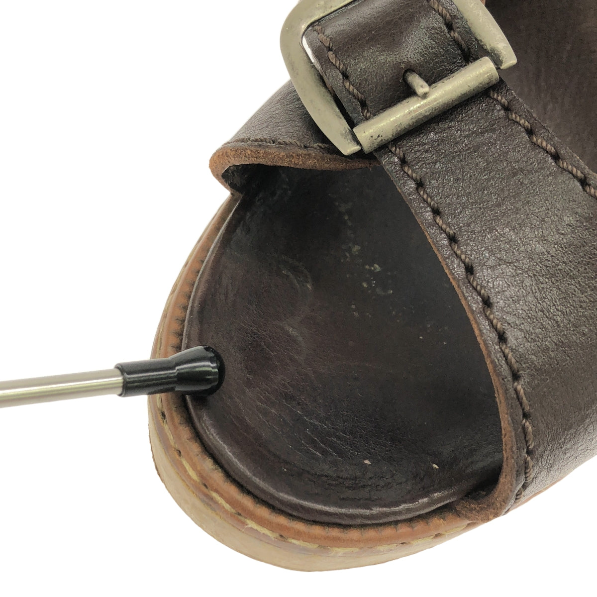 Chloe | 皮革木質粗跟高跟鞋 | 棕色 | 女款