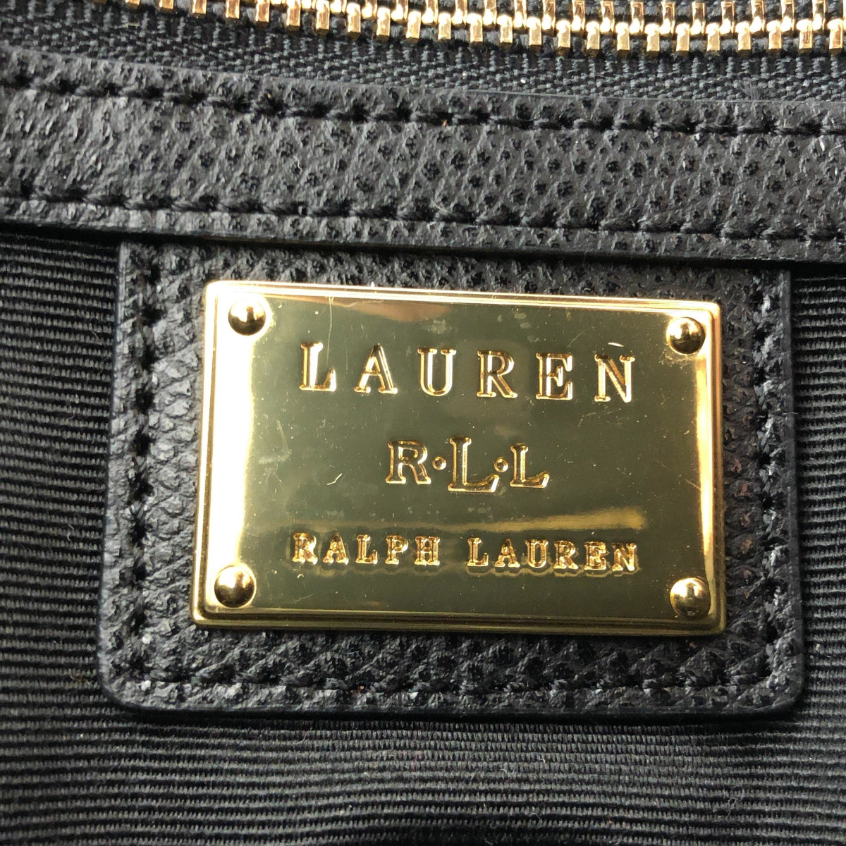 Lauren Ralph Lauren / ローレンラルフローレン | レオパード ハラコ レザー チェーンバッグ | ブラック / ブラウン / ゴールド | レディース