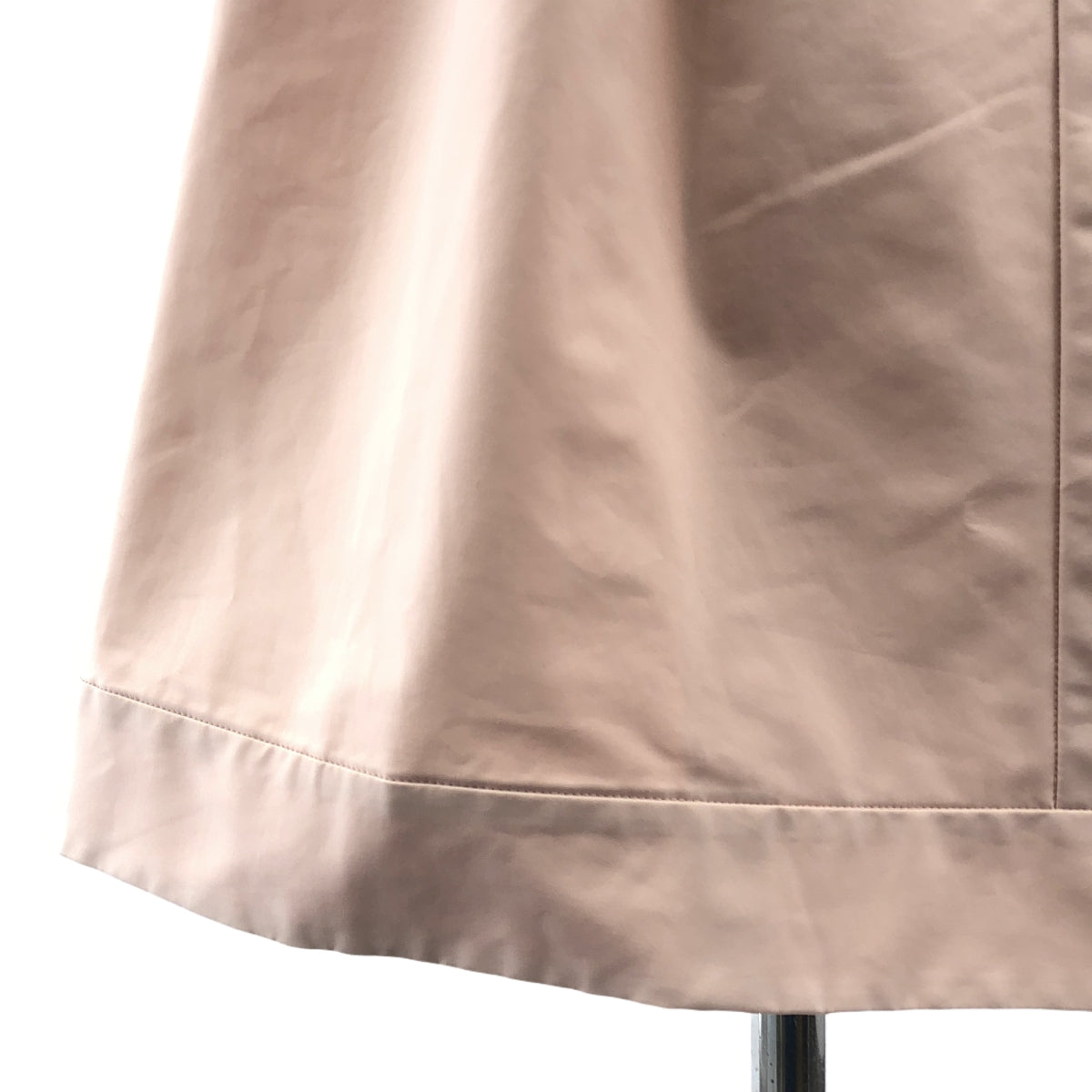 Rene / ルネ | ノーカラー ギャザー プリマ コート | 36 | ピンク