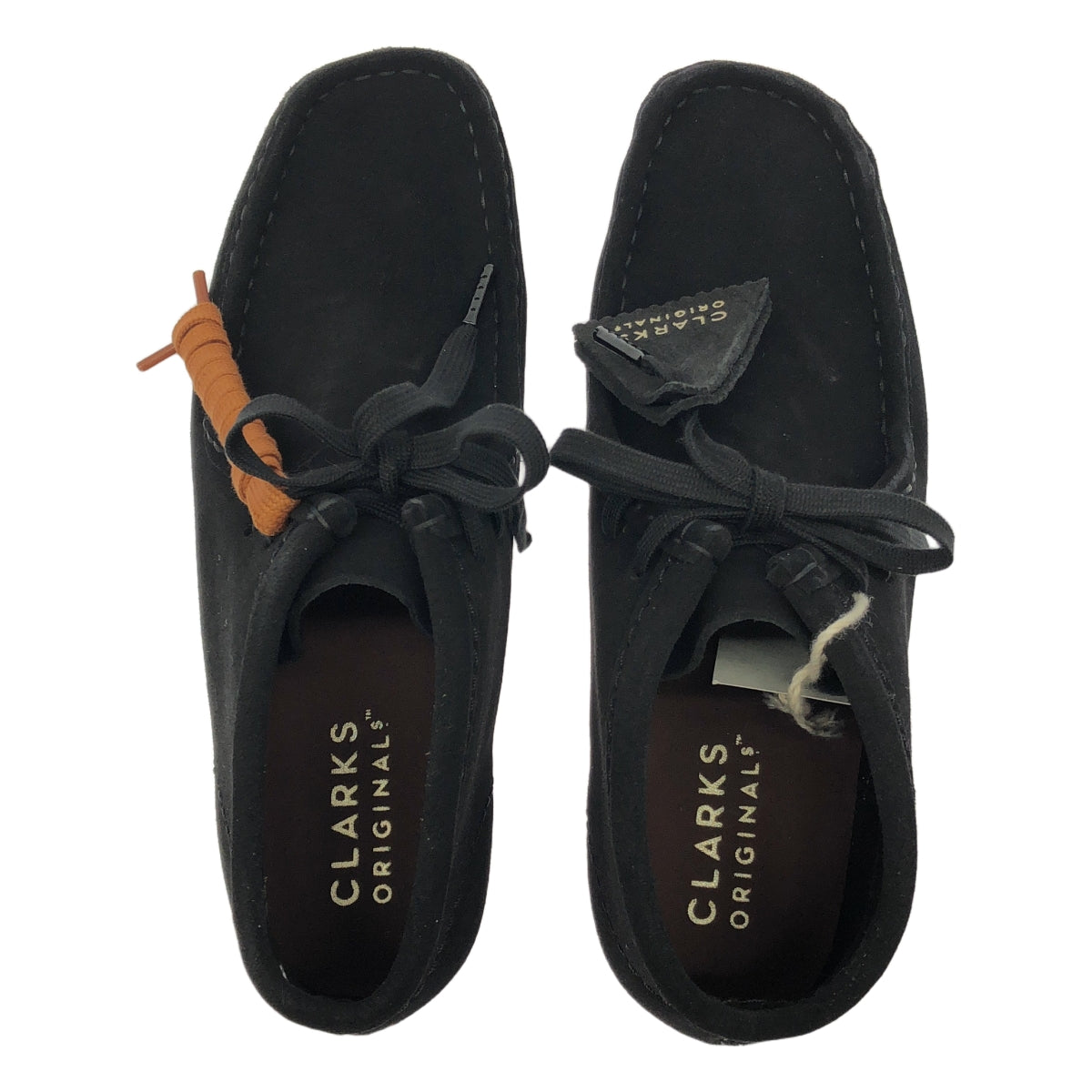 【新品】  clarks / クラークス | WALLABEE BOOT ワラビー スエード ブーツ | 23.5cm | ブラック | レディース