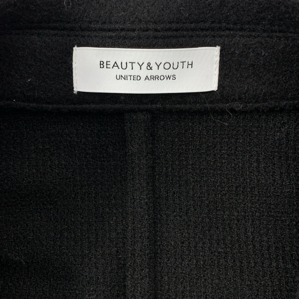 BEAUTY&amp;YOUTH | 壓縮針織中長外套 | F碼 | 黑色 | 女款