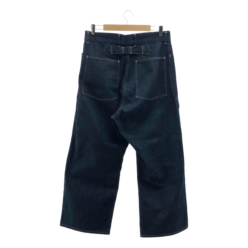【美品】  PHIGVEL / フィグベル | 2023SS～ | MIL DENIM FATIGUE TROUSERS ミル デニム ファティーグ トラウザーズ パンツ | 34 | インディゴ | メンズ