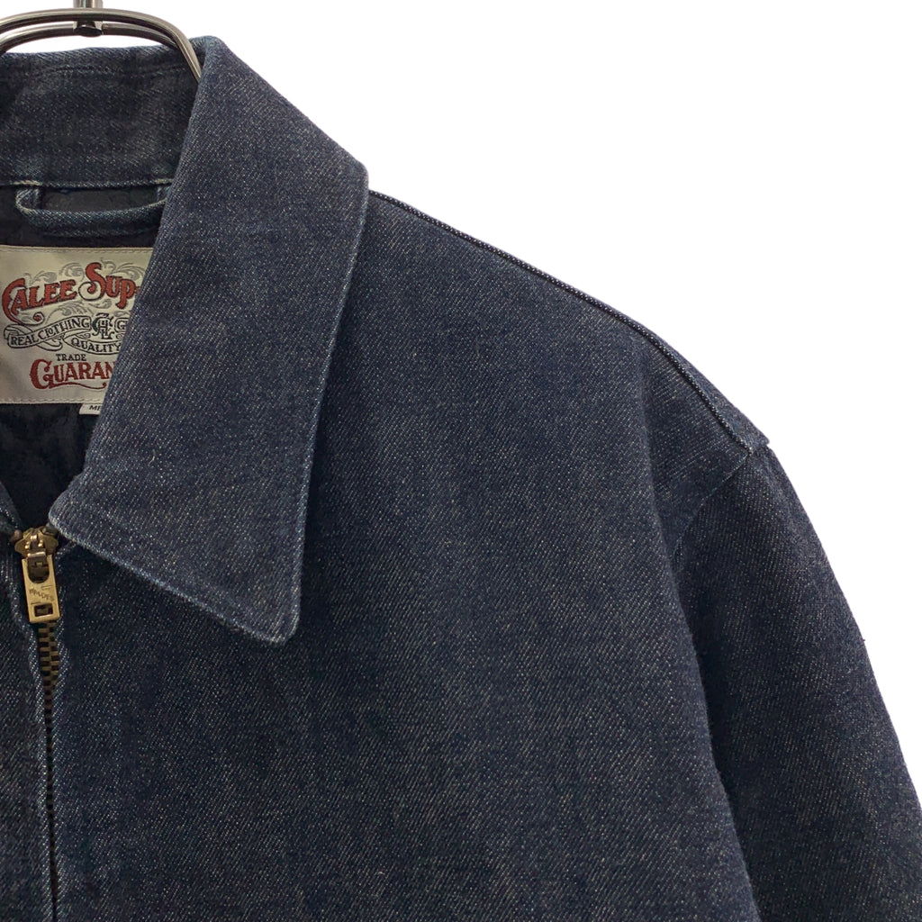 CALEE / キャリー | デニム ジップアップ キルティングジャケット | M | メンズ