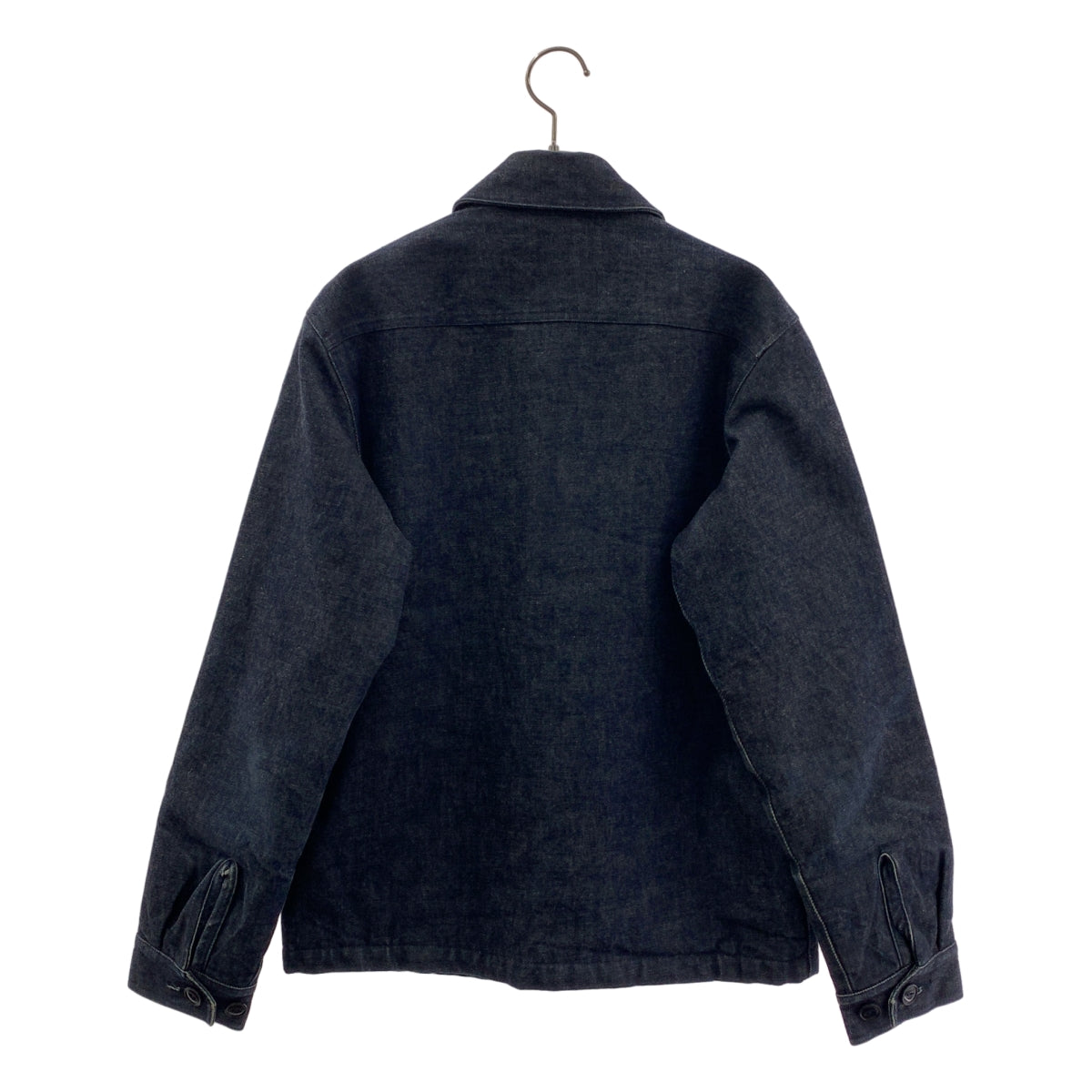 CALEE / 캐리 | 데님 지퍼 퀼팅 재킷 | M | 남성