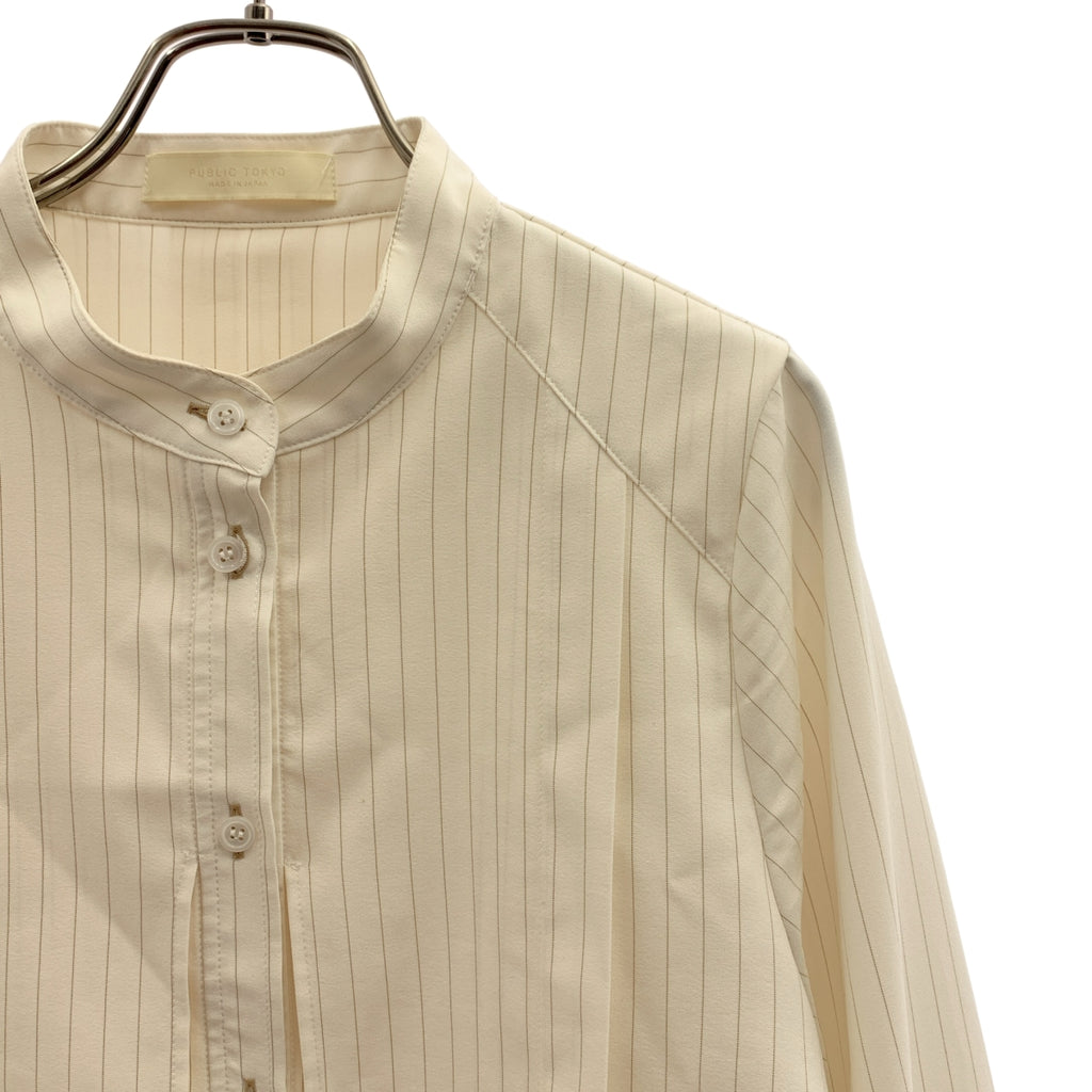 PUBLIC TOKYO / 퍼블릭 도쿄 | 클래스 밴드 컬러 셔츠 | F | 여성