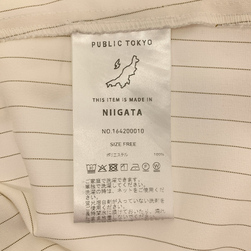 PUBLIC TOKYO / 퍼블릭 도쿄 | 클래스 밴드 컬러 셔츠 | F | 여성