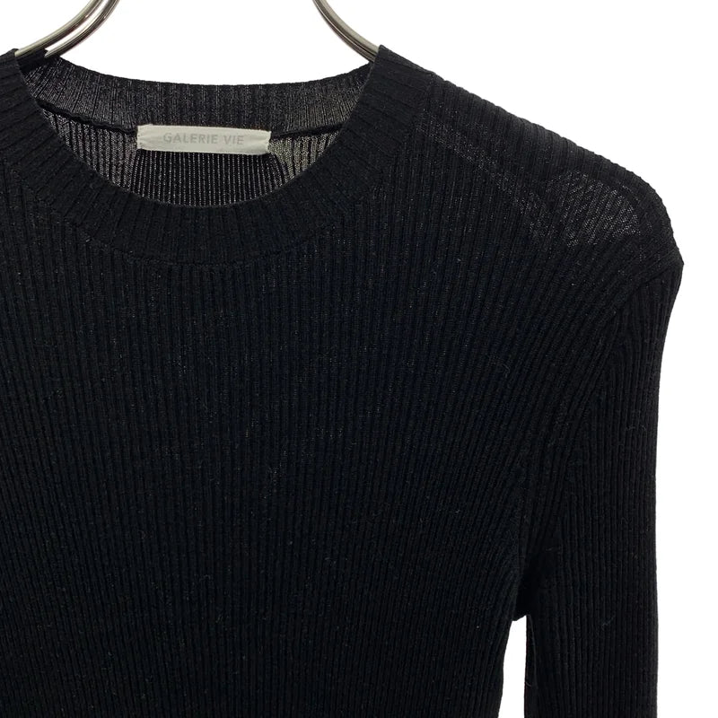 GALERIE VIE / ギャルリーヴィー | プルミエールウールリブ クルーネックプルオーバー | F | レディース