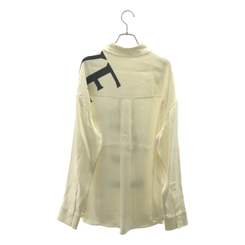 LOEWE / 로에베 | 실크 로고 프린트 셔츠 | 38 | 남성