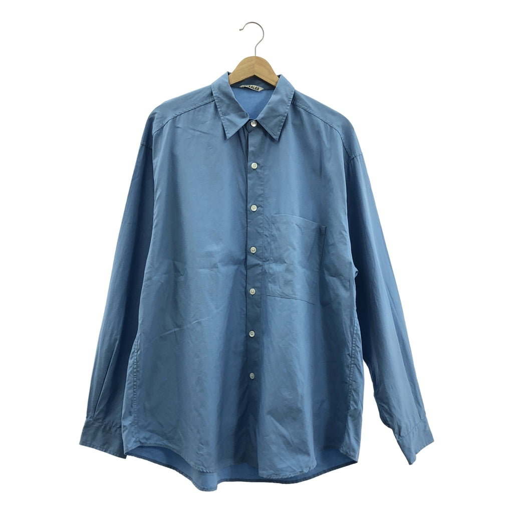AURALEE / 오라리 | 2023SS | WASHED FINX TWILL BIG SHIRT 워시드 핑크스 트윌 빅 셔츠 | 5 | 남성