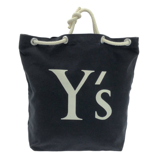 Y's / Y's 山本耀司 |標誌印花帆布抽繩包新奇 | |
