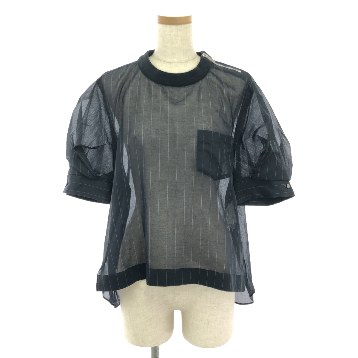 sacai / Sacai | 2023SS | Chalk Stripe Pullover Blouse | 2 | Women's