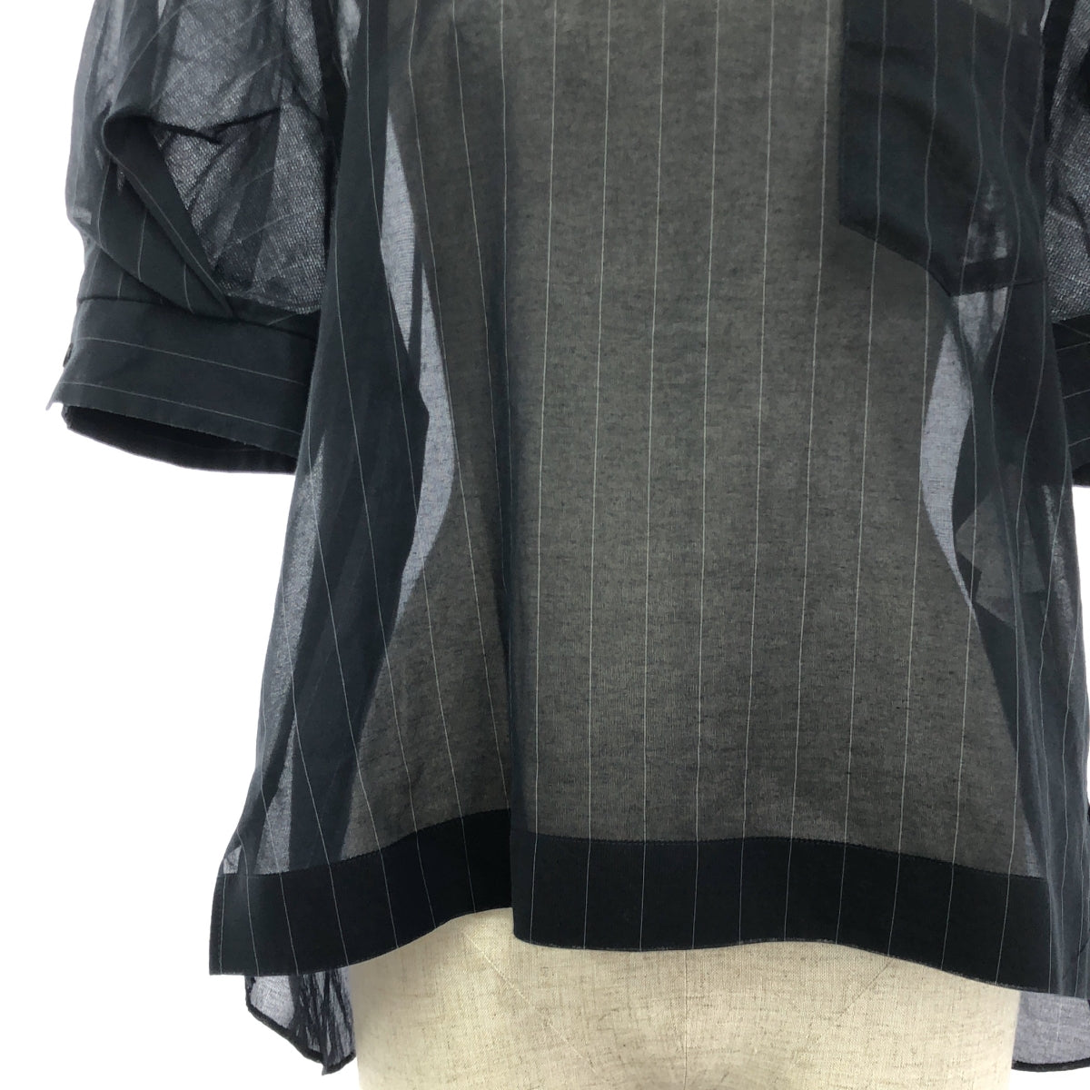 sacai / Sacai | 2023SS | Chalk Stripe Pullover Blouse | 2 | Women's