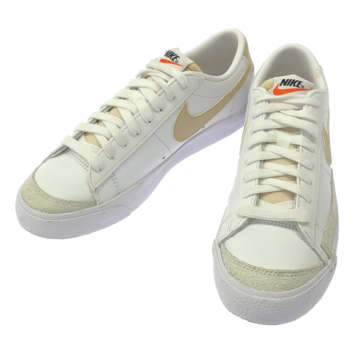 【美品】  NIKE / ナイキ | Blazer LOW 77 ローカットスニーカー | 25 | ホワイト/ベージュ | レディース