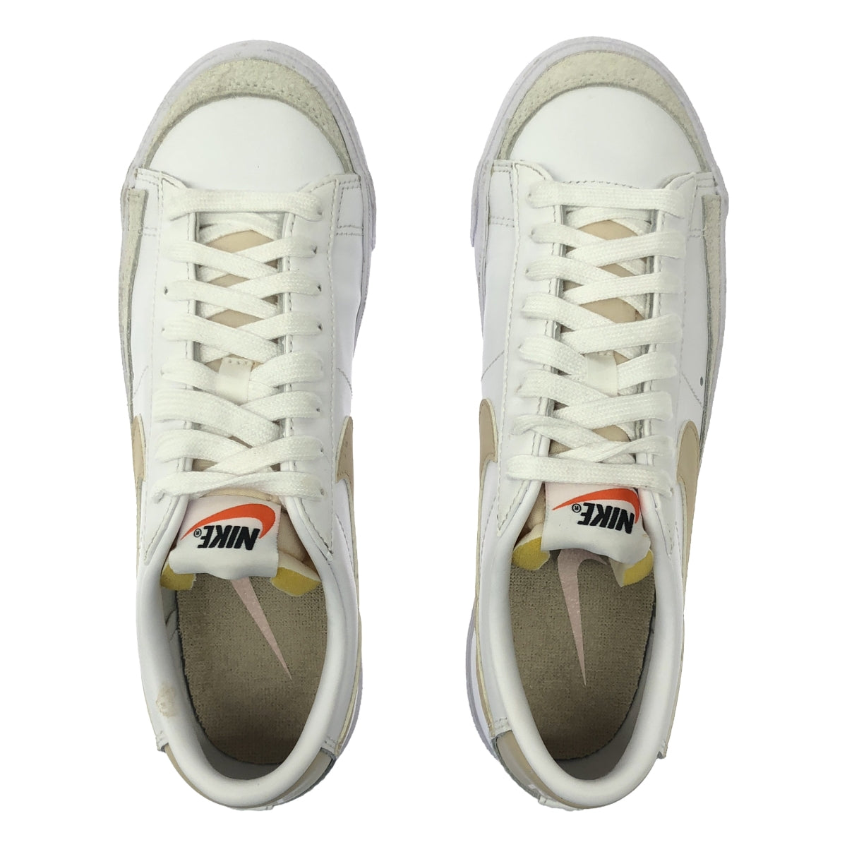 【美品】  NIKE / ナイキ | Blazer LOW 77 ローカットスニーカー | 25 | ホワイト/ベージュ | レディース