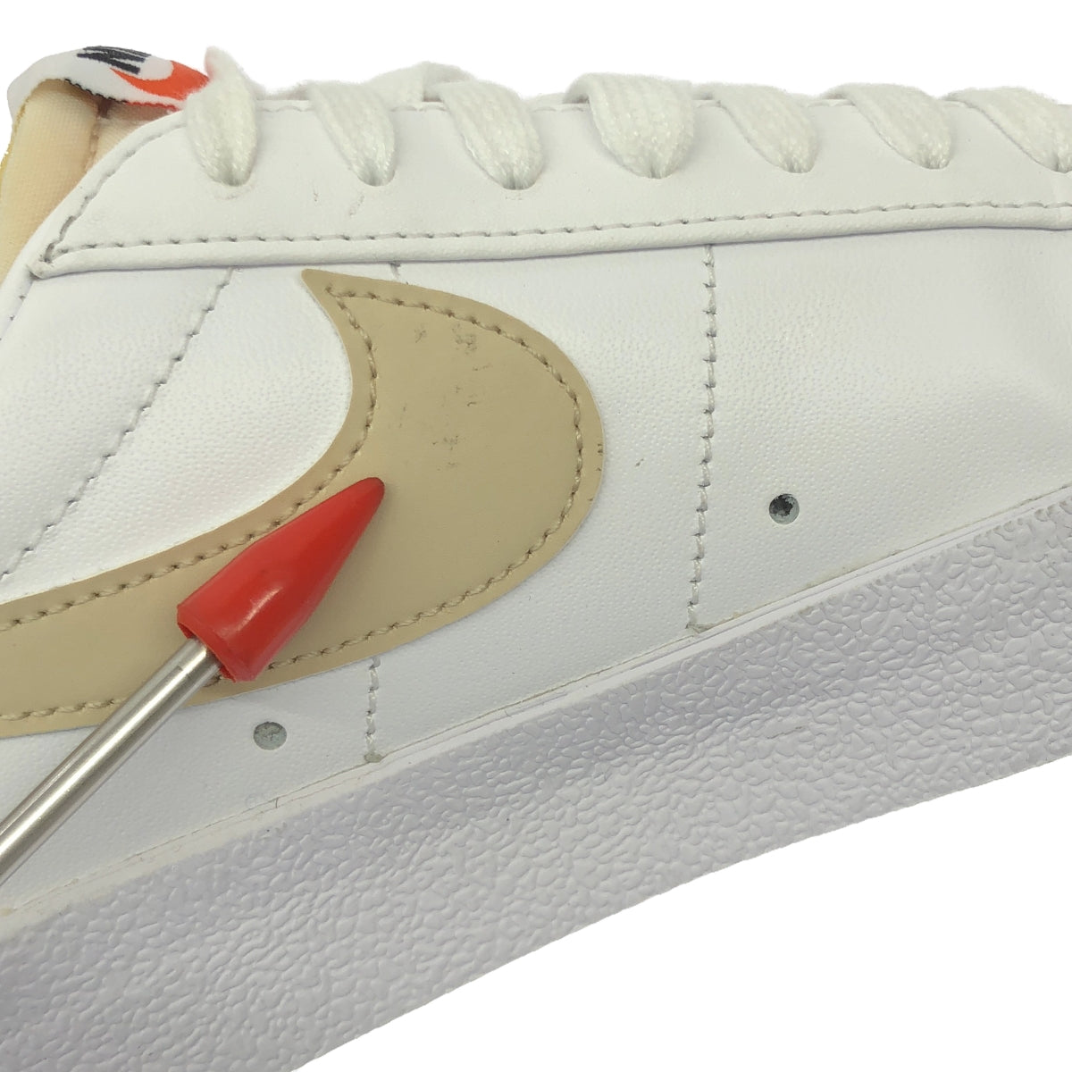 【美品】  NIKE / ナイキ | Blazer LOW 77 ローカットスニーカー | 25 | ホワイト/ベージュ | レディース