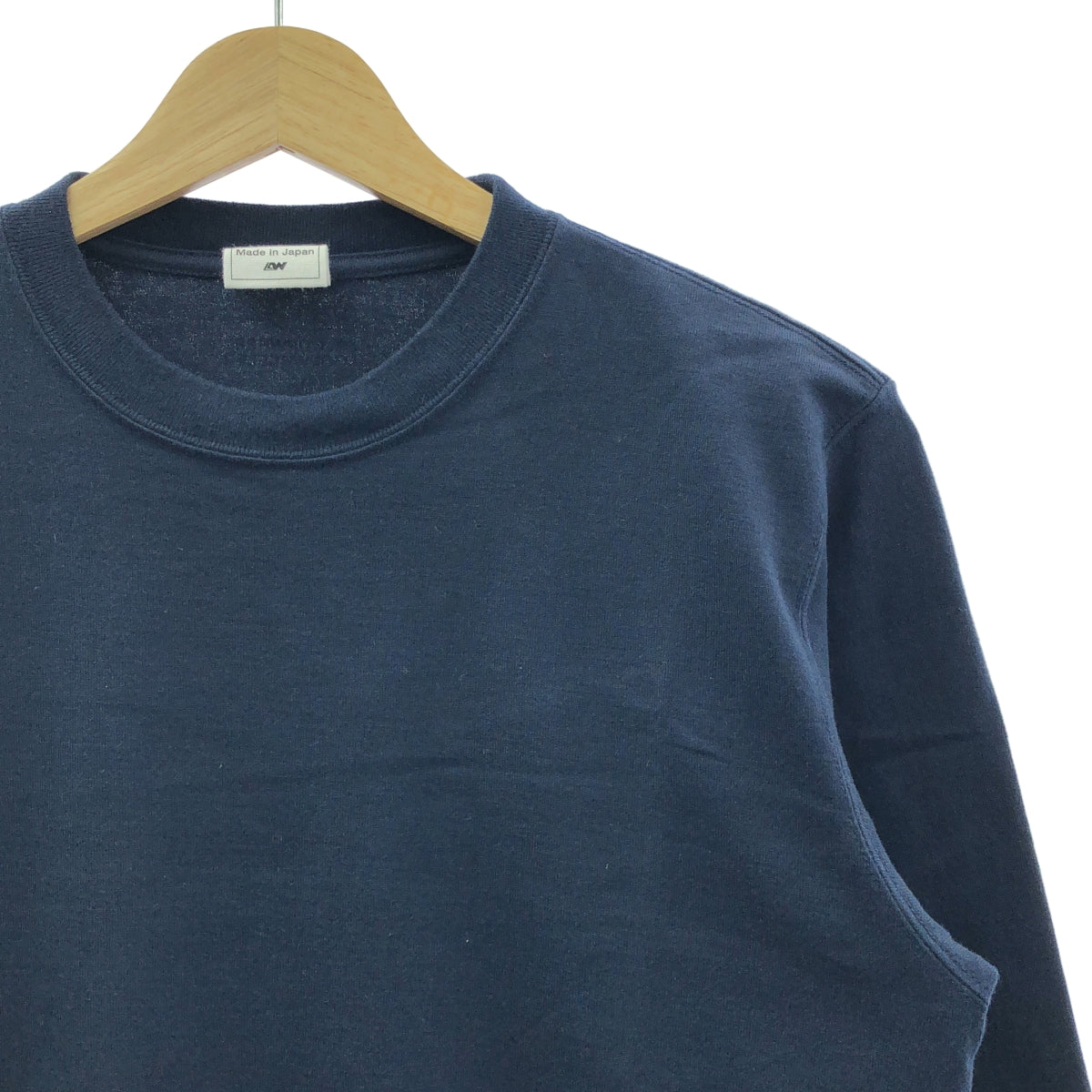 LOOPWHEELER / ループウィラー | L/S TEE 長袖 無地 Tシャツ | S | ネイビー | メンズ