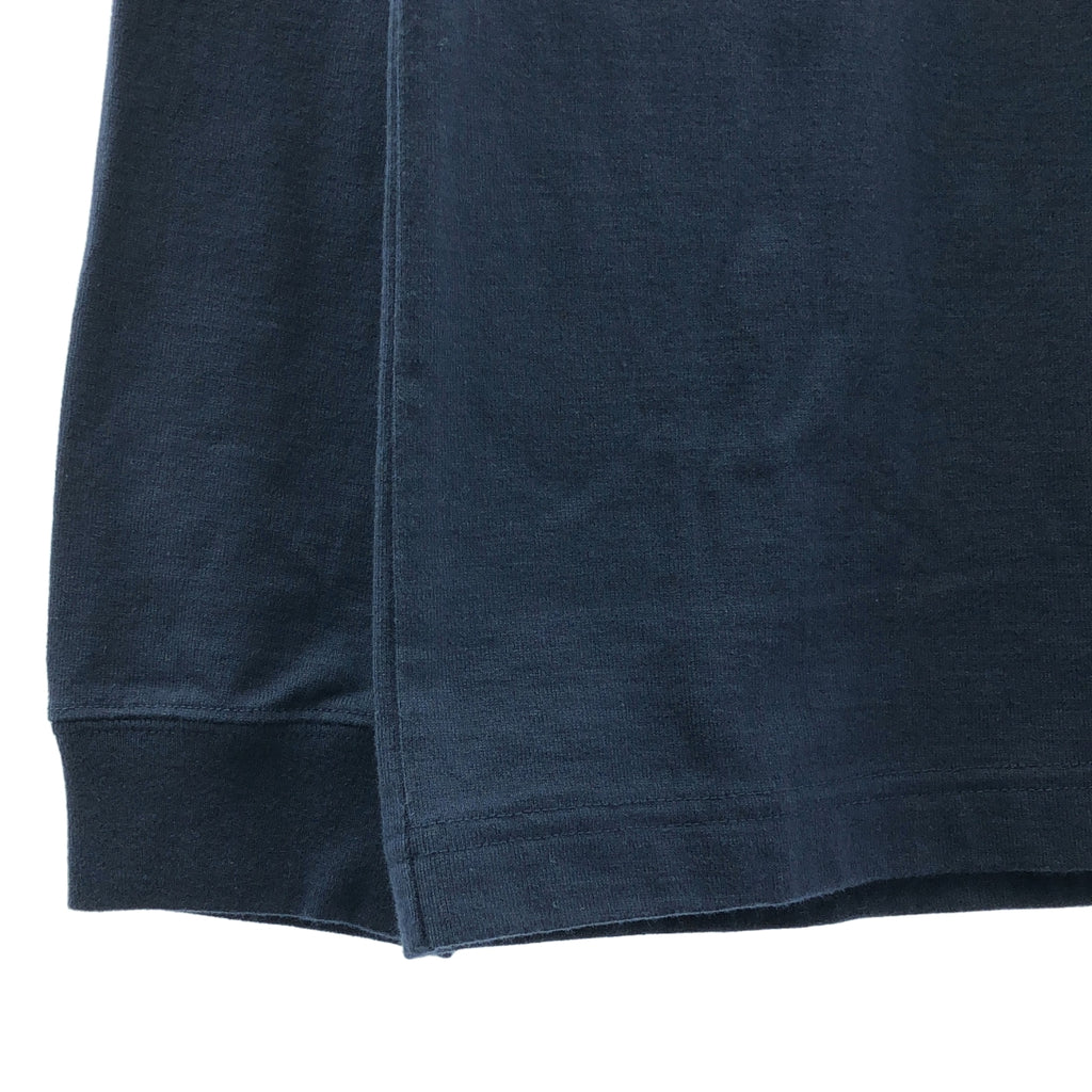 LOOPWHEELER / ループウィラー | L/S TEE 長袖 無地 Tシャツ | S | ネイビー | メンズ