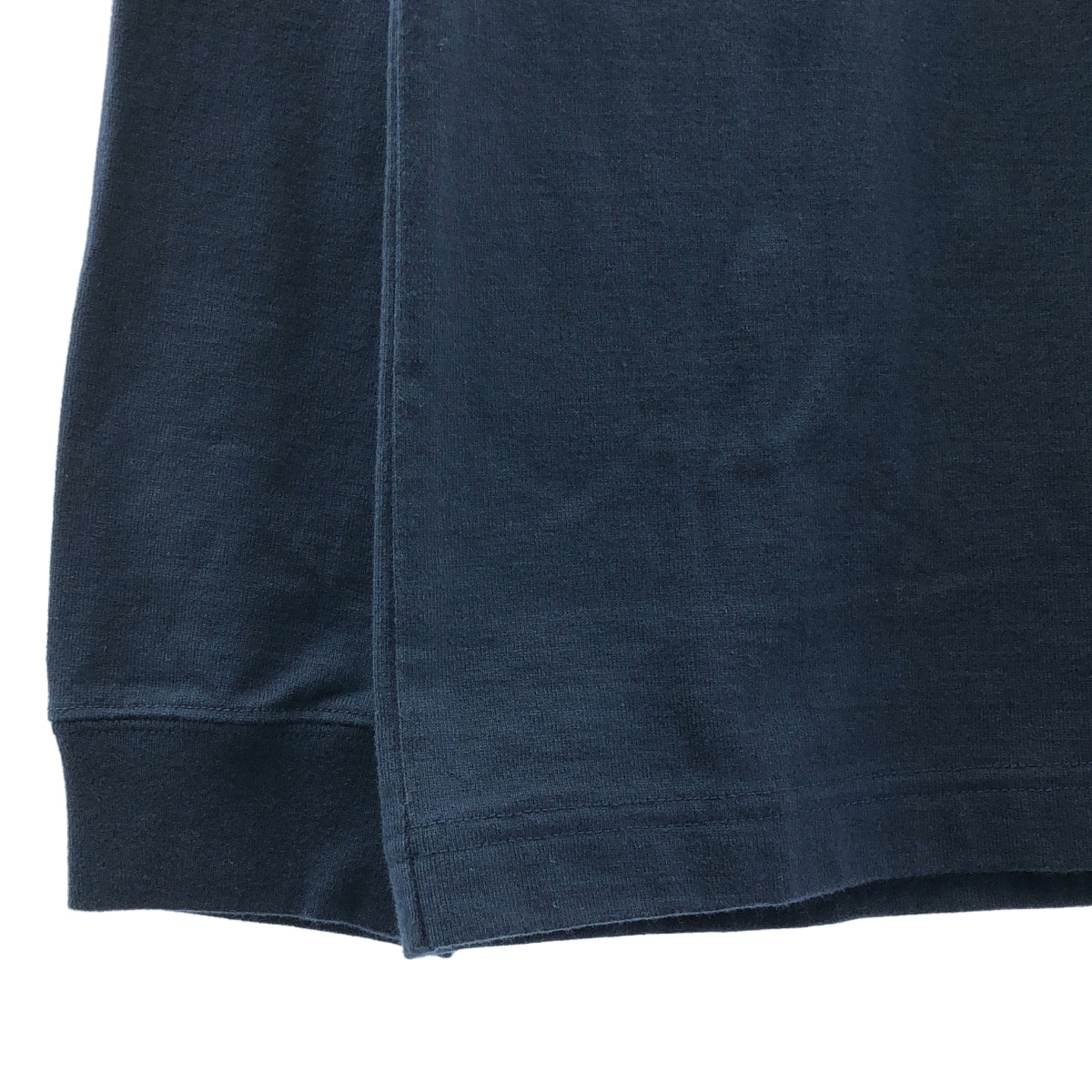 LOOPWHEELER / ループウィラー | L/S TEE 長袖 無地 Tシャツ | S | ネイビー | メンズ