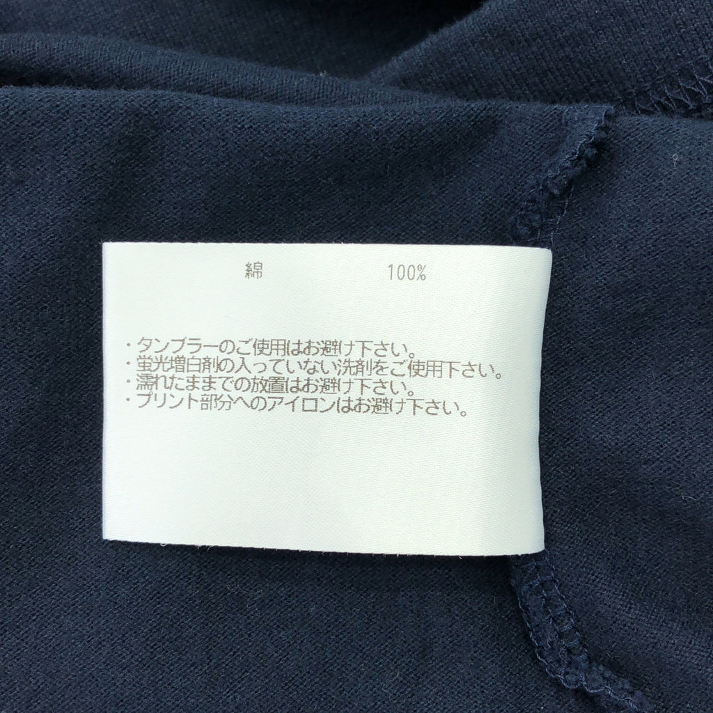 LOOPWHEELER / ループウィラー | L/S TEE 長袖 無地 Tシャツ | S | ネイビー | メンズ