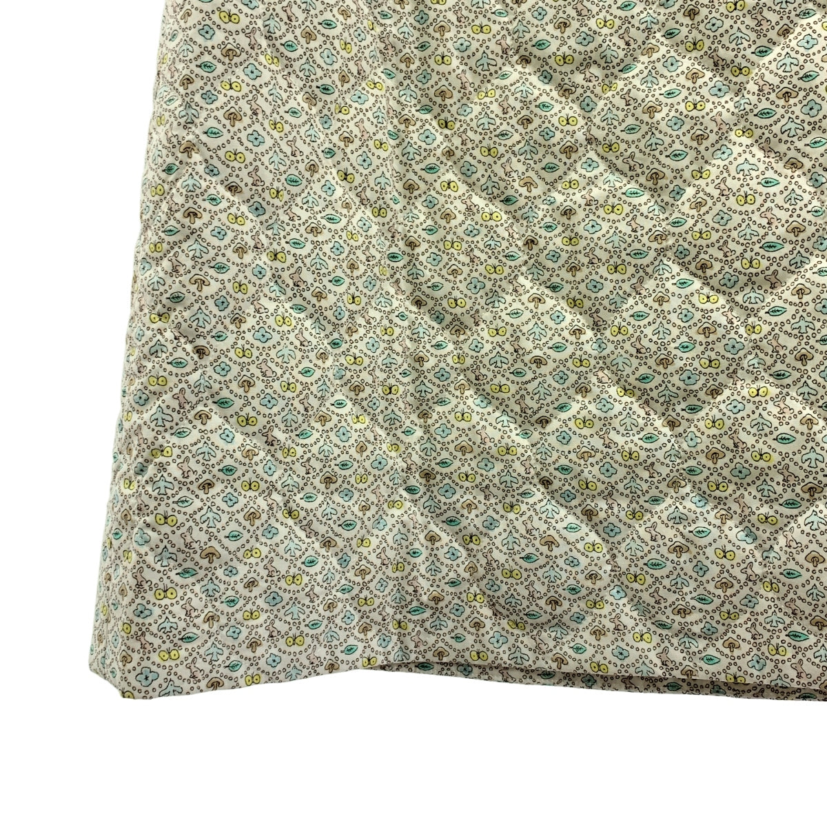 【미품】 mina perhonen / 미나펠호넨 | 2023AW | forest wave 포레스트 웨이브 퀼팅 스커트 | 36 | light beige | 여성