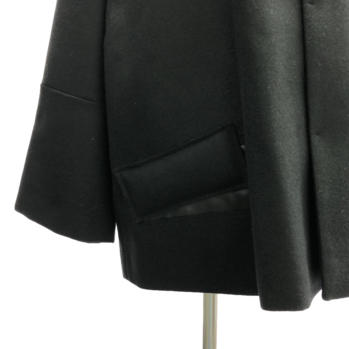 COMME des GARCONS COMME des GARCONS / Comme des | 2021秋冬 |羊毛麥爾登呢變形加厚寬夾克 | M |黑色 |女性的