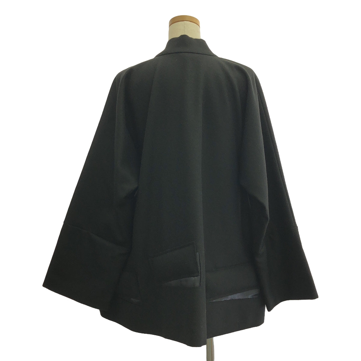 COMME des GARCONS COMME des GARCONS / Comme des | 2021秋冬 |羊毛麥爾登呢變形加厚寬夾克 | M |黑色 |女性的