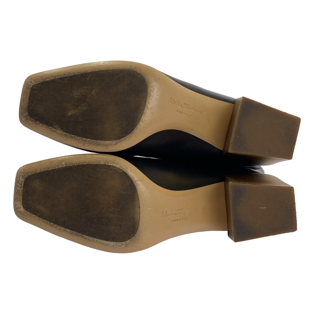 Salvatore Ferragamo / サルヴァトーレフェラガモ | Avio / レザー ガンチーニ ロングブーツ | 5D | レディース