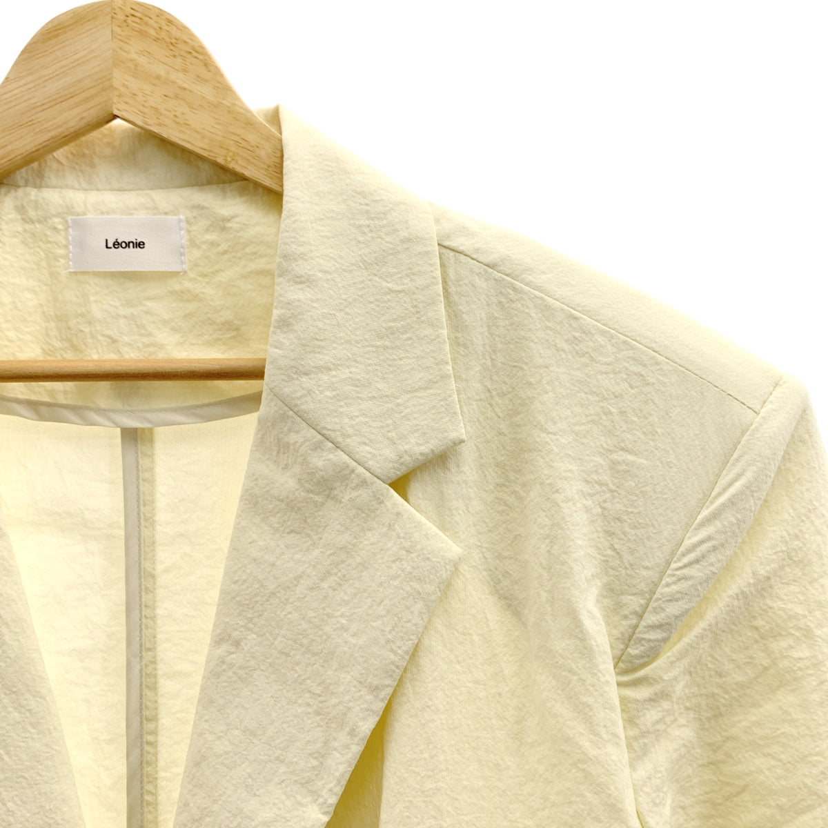 Leonie / 레오니 | 레이온 나일론 2B 싱글 브레스트 오버 재킷 |