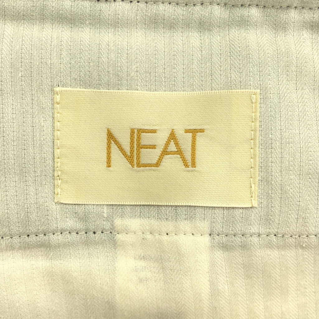 NEAT / ニート | コットン 2タック テーパードパンツ | 36 | ブラック | メンズ