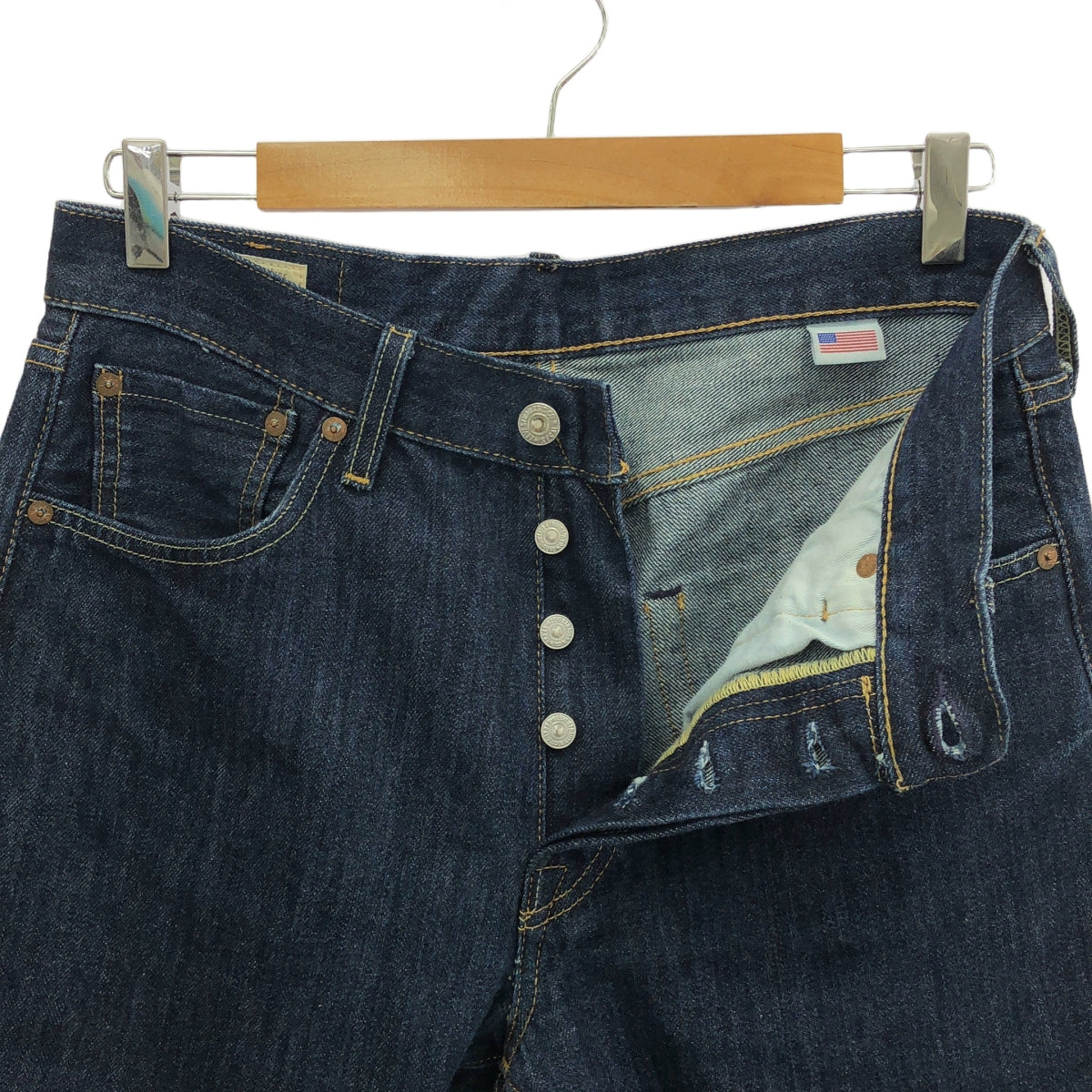 Levi's / リーバイス | 501 MADE IN THE USA ONE WASH ワンウォッシュ デニムパンツ アメリカ製 | W30 L34 | インディゴ | メンズ