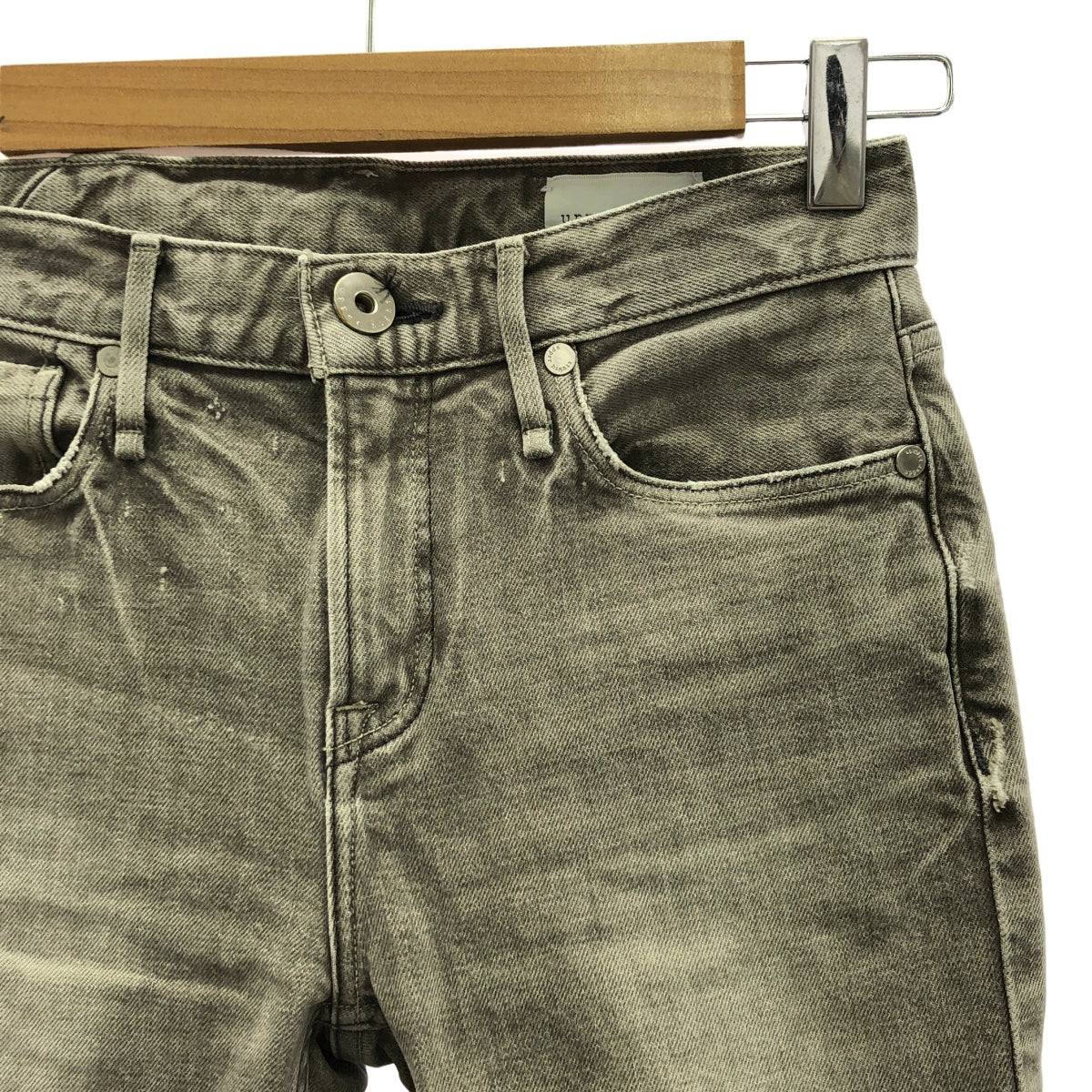 upper hights / 어퍼 하이츠 | 데미지 가공 데님 팬츠 | 22 | 회색 | 여성