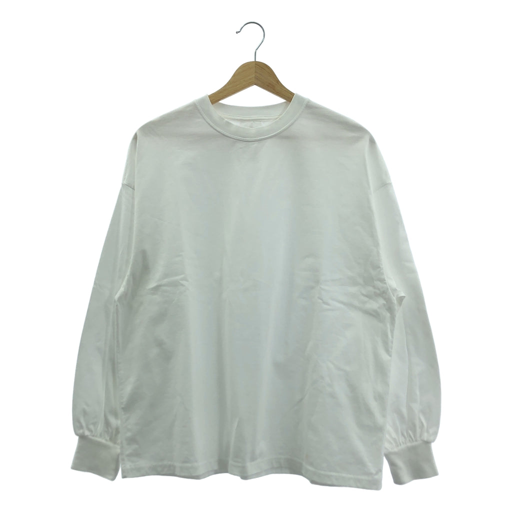 HYKE / ハイク | LONG-SLV TEE コットン Tシャツ カットソー | 2 | ホワイト | レディース