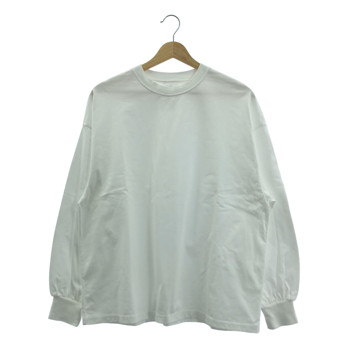 HYKE / ハイク | LONG-SLV TEE コットン Tシャツ カットソー | 2 | ホワイト | レディース