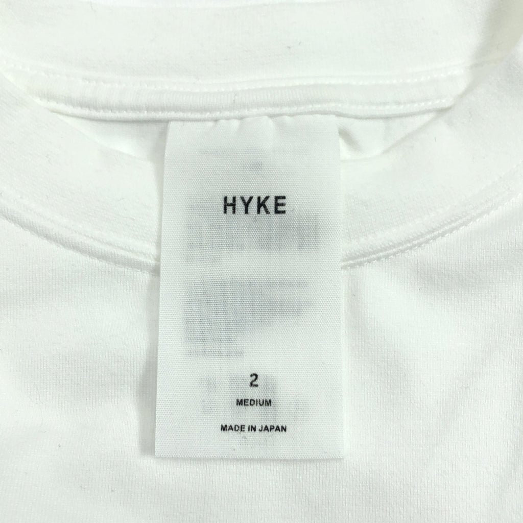 HYKE / ハイク | LONG-SLV TEE コットン Tシャツ カットソー | 2 | ホワイト | レディース