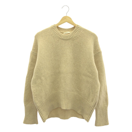 GALERIE VIE | Fine wool crew neck pullover | M | Beige | Women's