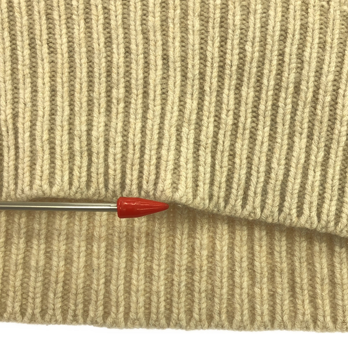 GALERIE VIE |細毛毛領套頭衫 | M |米色 |女性的