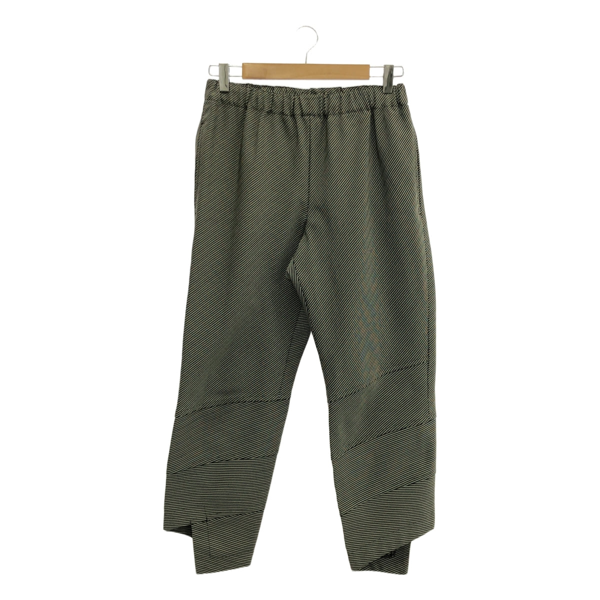 COMME des GARCONS COMME des GARCONS / Comme des |重建斜條紋休閒褲 | S |黑/白|女性的