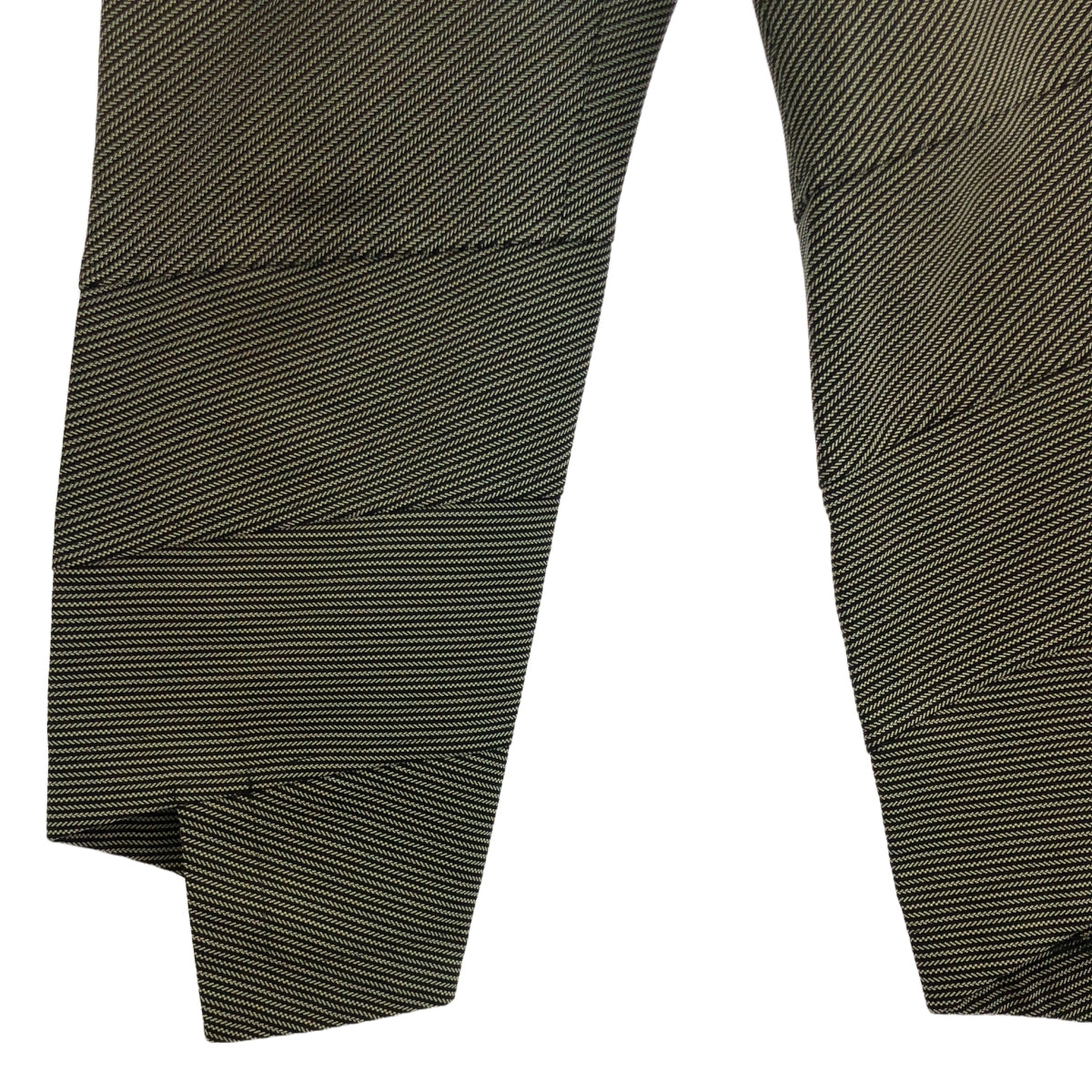 COMME des GARCONS COMME des GARCONS / Comme des |重建斜條紋休閒褲 | S |黑/白|女性的