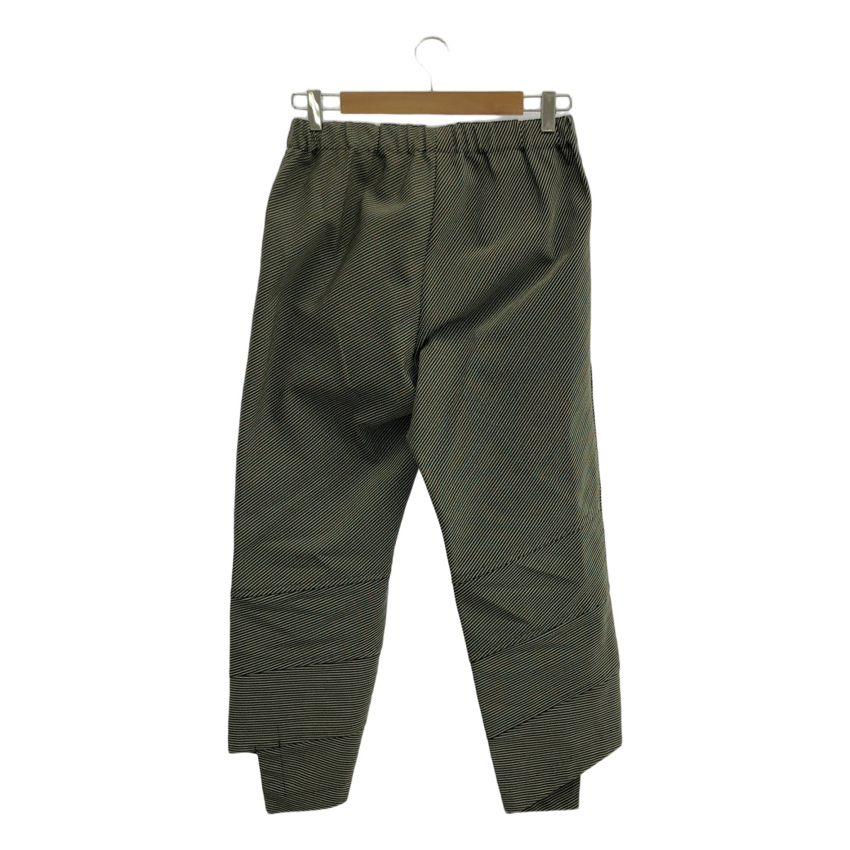 COMME des GARCONS COMME des GARCONS / Comme des |重建斜條紋休閒褲 | S |黑/白|女性的