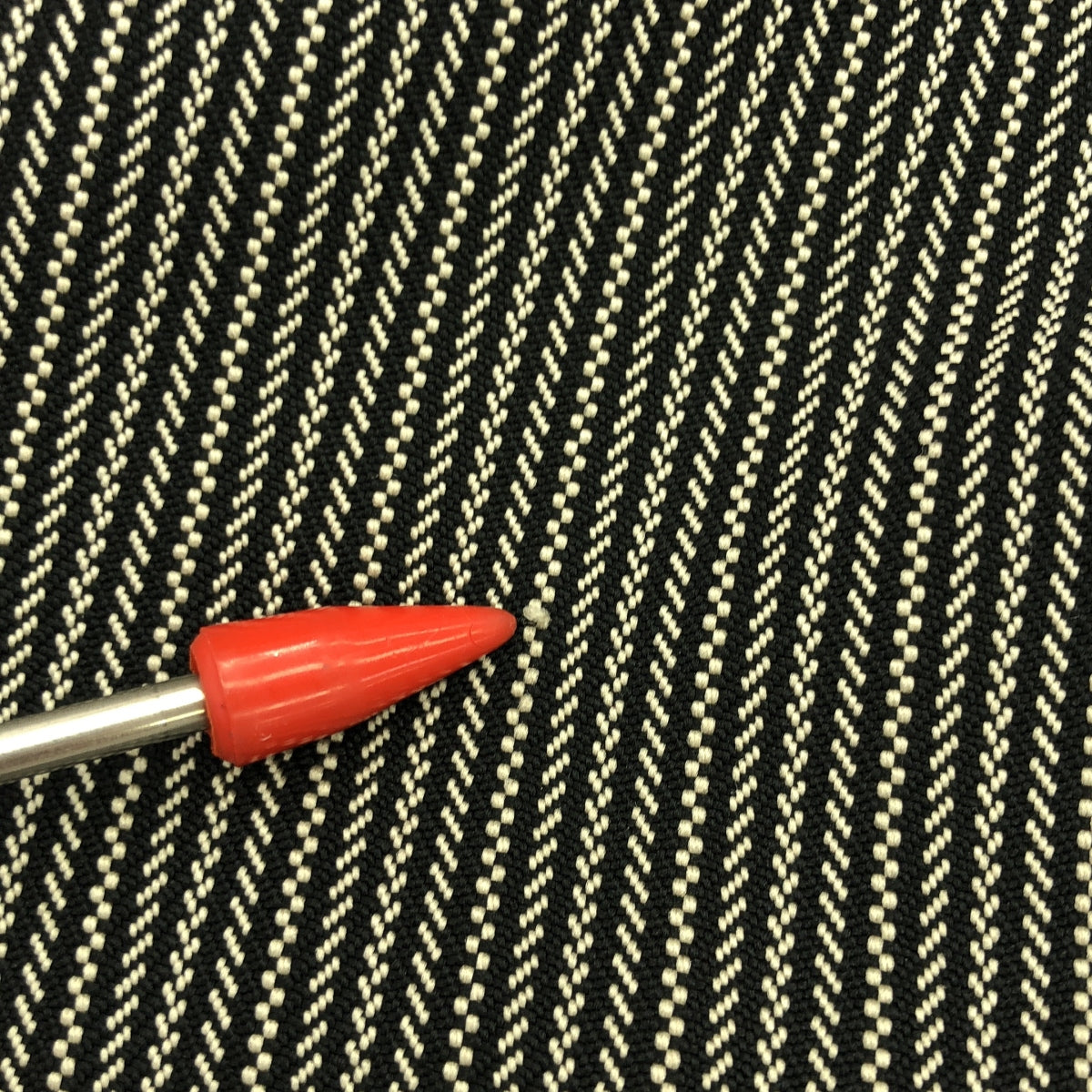 COMME des GARCONS COMME des GARCONS / Comme des |重建斜條紋休閒褲 | S |黑/白|女性的