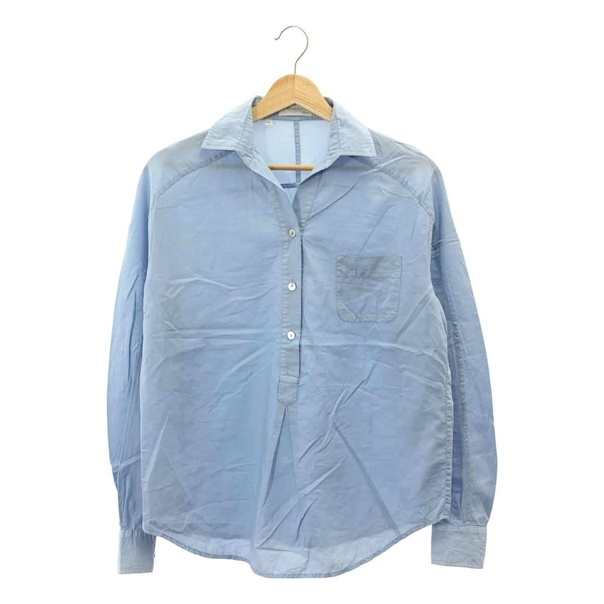 BARBA / バルバ | コットン シルク レギュラーカラー シャツ ブラウス | 38 | レディース