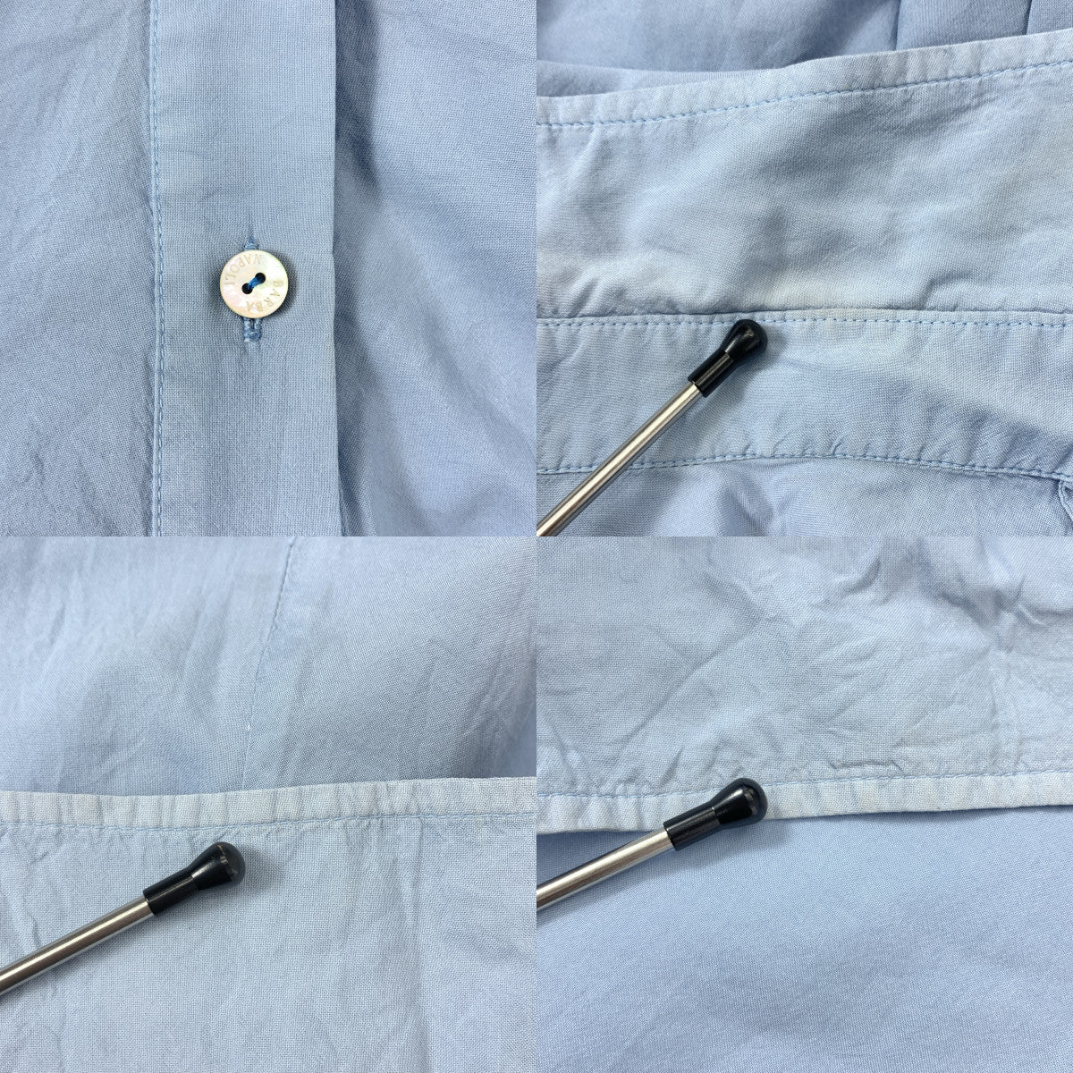 BARBA / バルバ | コットン シルク レギュラーカラー シャツ ブラウス | 38 | レディース