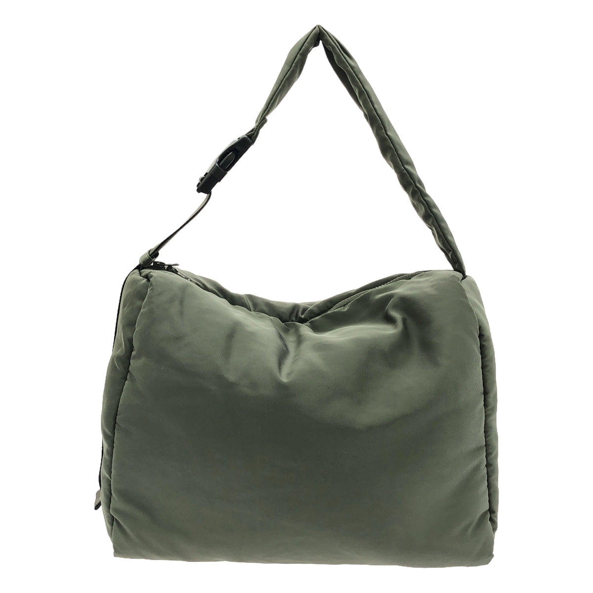 [品相良好] shesay / Shisei |加墊軍用單肩包 |卡其色 |女性的